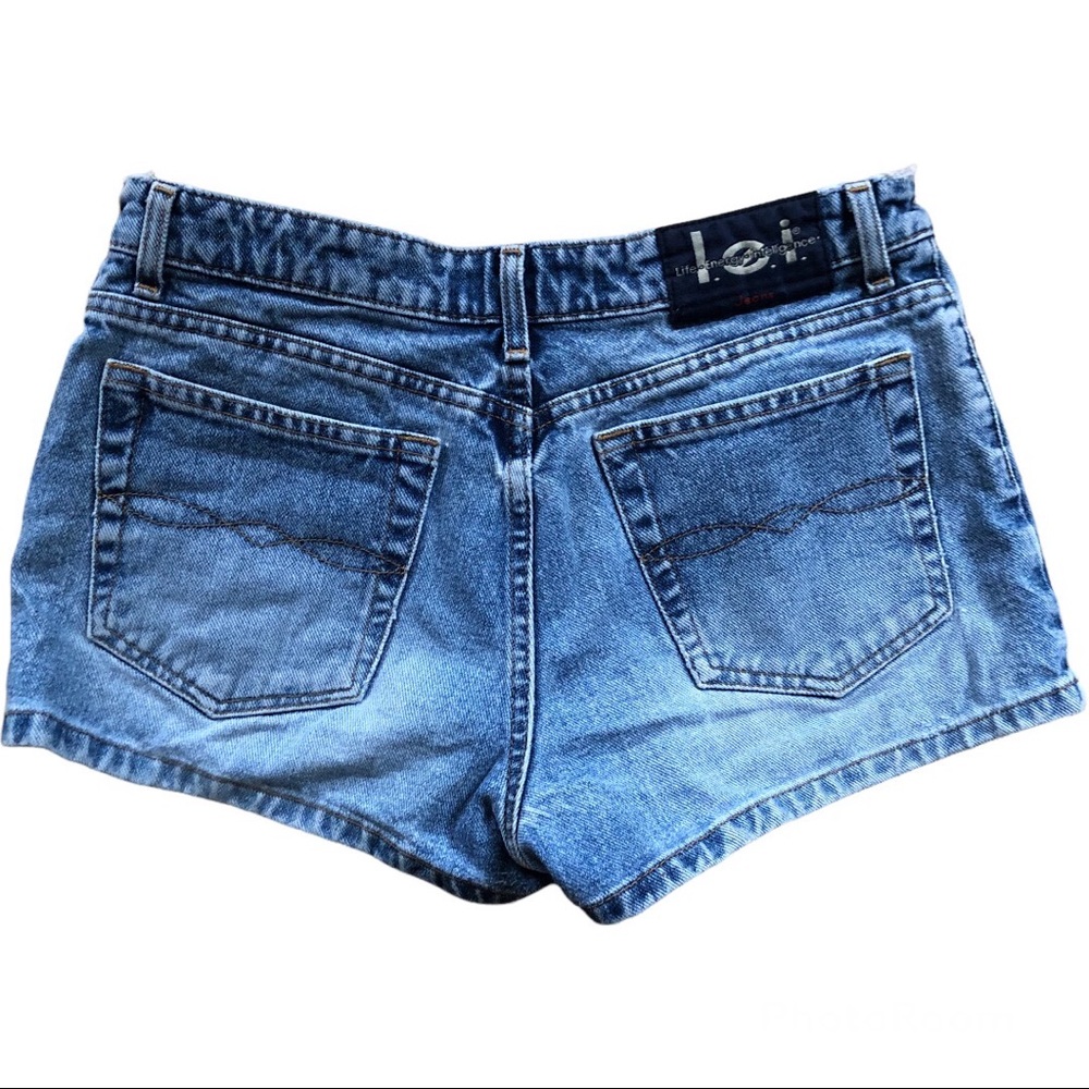 Vintage Y2K lei Denim Shorts 7 Juniors